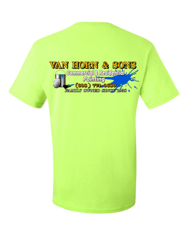 Safety Green Short Sleeve T-shirt - Image 2